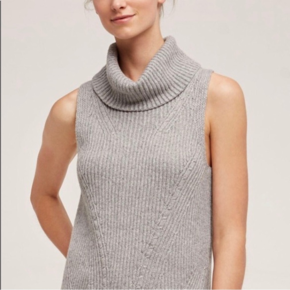 Anthropologie sleeveless sweater
